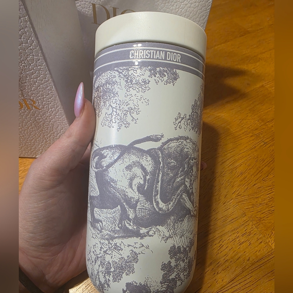 Christian Dior Lion Print Hot/cold Cup - Picture 6 of 6